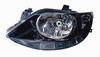 FARO SX H4 PRED PER REG ELET SEAT IBIZA 01/08> PARAB NERA